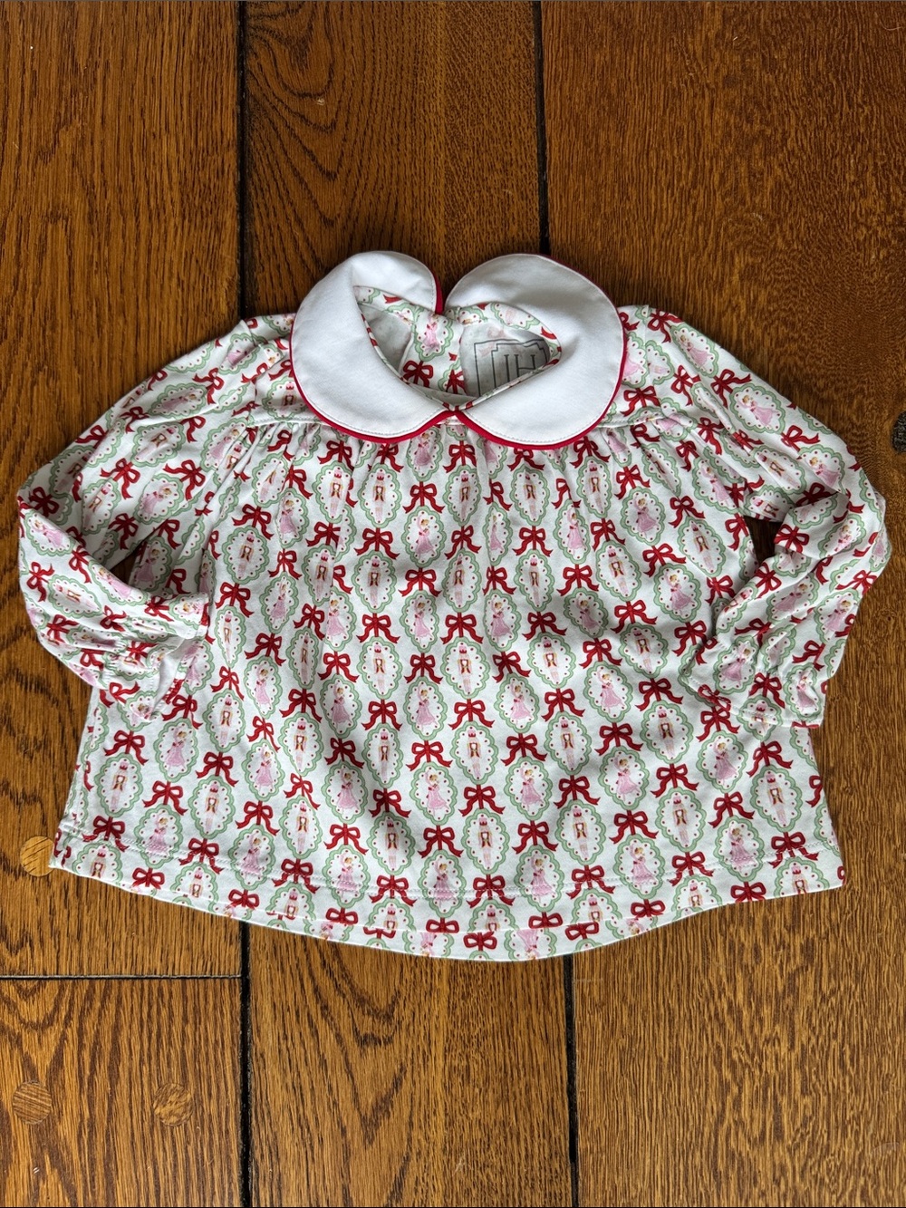 Lila & Hayes Nutcracker Pima shirt 12-18 mos